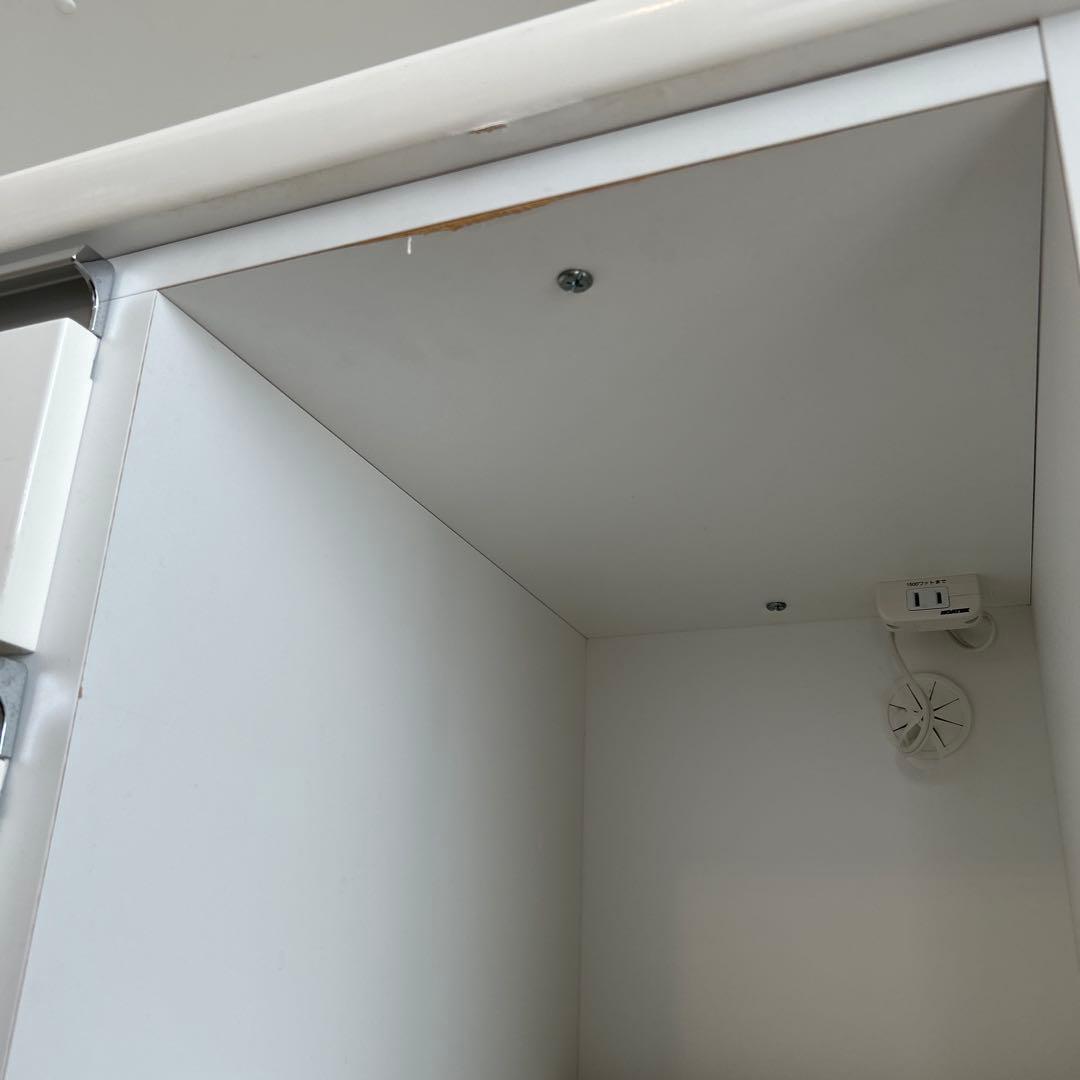 ニトリ ホワイトキッチンボード 食器棚150