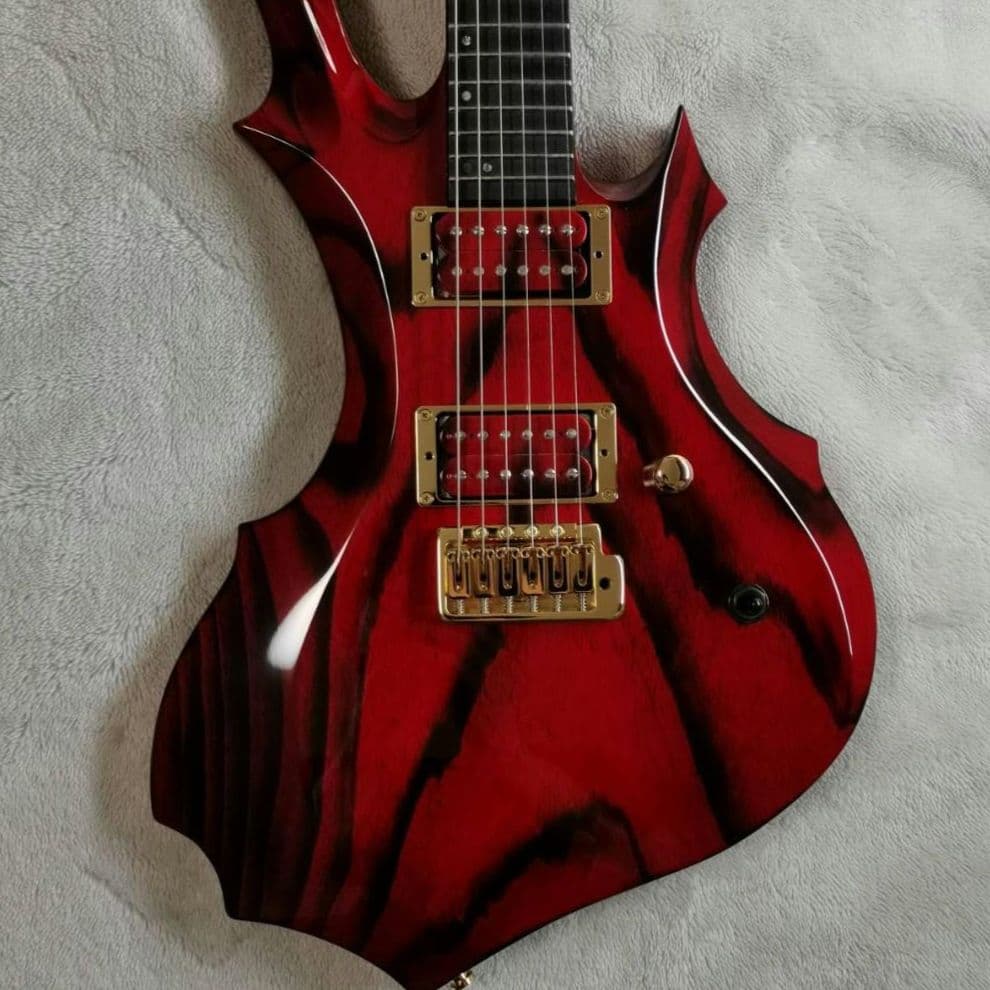 ESP フルカスタムオーダー ギター RED アッシュ - メルカリ