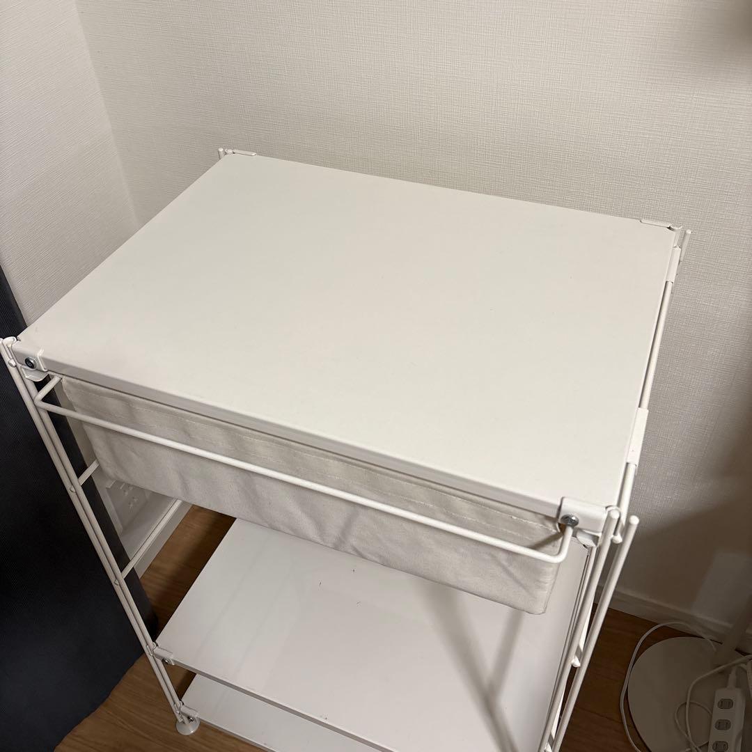 ペ*ル様 無印良品　スチールユニットシェルフ・スチール棚セット・小・ライトグレー