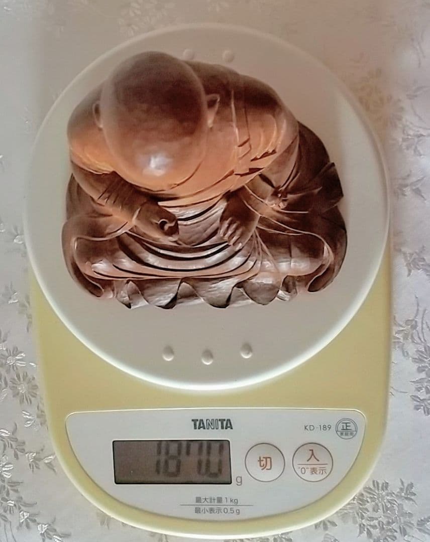 僧形坐像 善導大師坐像 #075 ◇白檀 木彫 仏像 - メルカリ