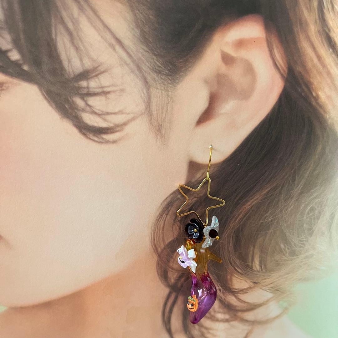 ☆❤️ハ　ハロウィン　ガラスの靴　星　カボチャ　ハンドメイド