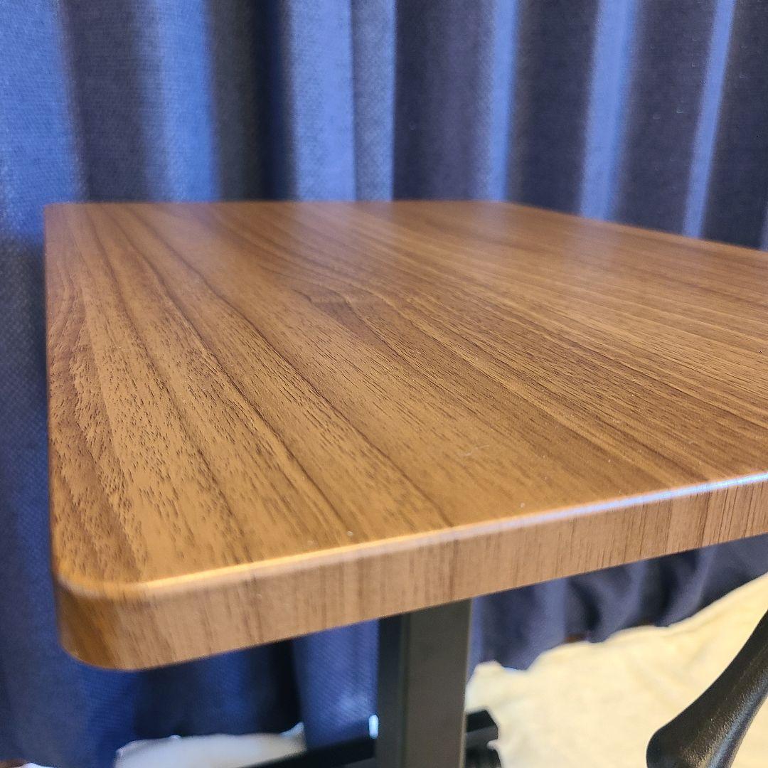 【美品】ニトリ 昇降デスク テン60 MBR/BK キャスター付き 高さ調節