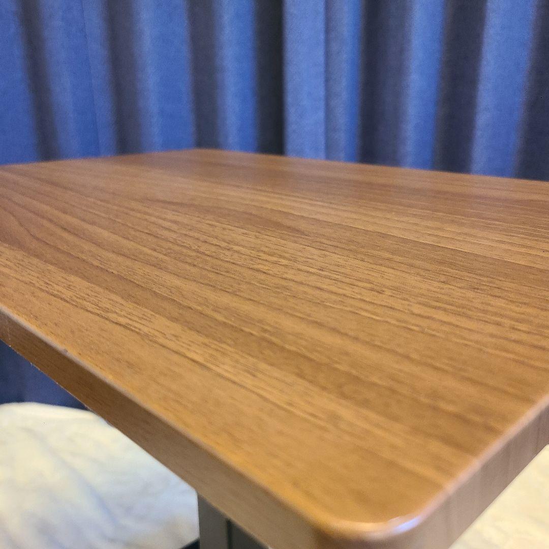 【美品】ニトリ 昇降デスク テン60 MBR/BK キャスター付き 高さ調節