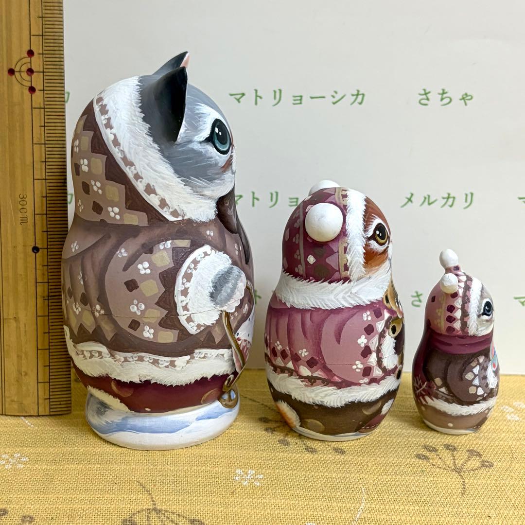 マトリョーシカ 猫 ニコラエヴァ 家族 赤ちゃん - メルカリ