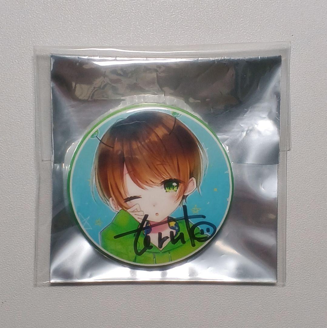 てるとくん KnightA 騎士A 缶バッジ サイン入り ニコキャス てるわん