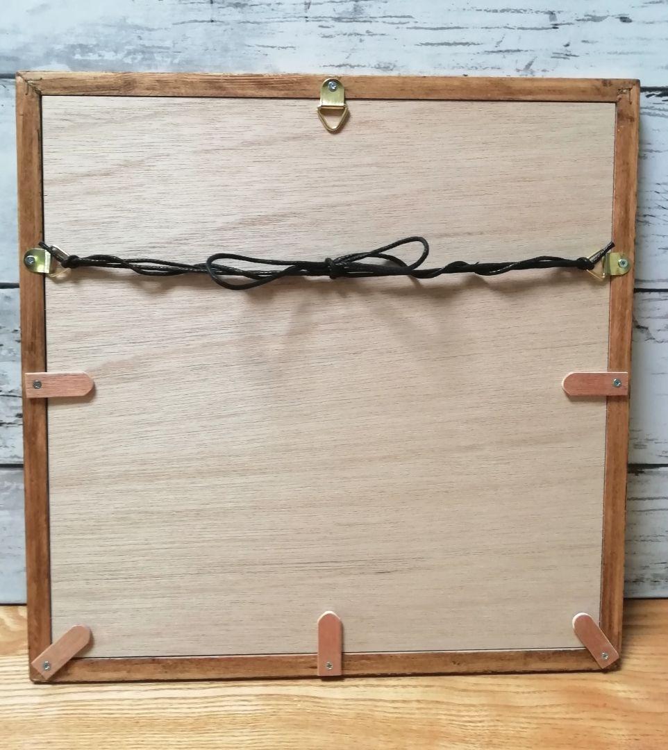 銅版画応用表現絵画　「ひらめき猫」