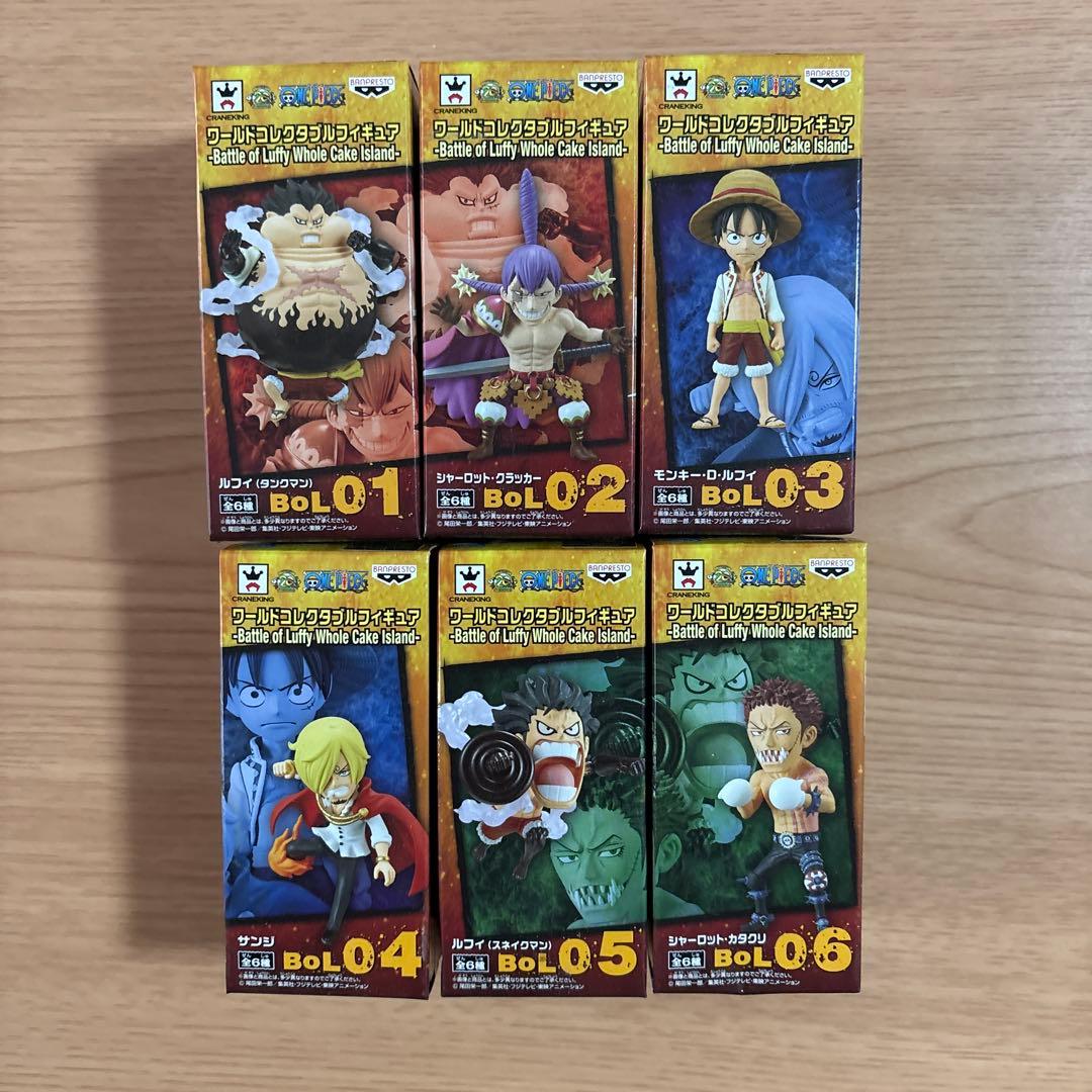 ワンピース ワーコレ バトルオブルフィ ホールケーキアイランド 6体SET