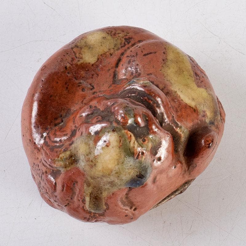 茶道具 尾形乾山作 色絵 獅子香合 時代箱 V 8816 - メルカリ