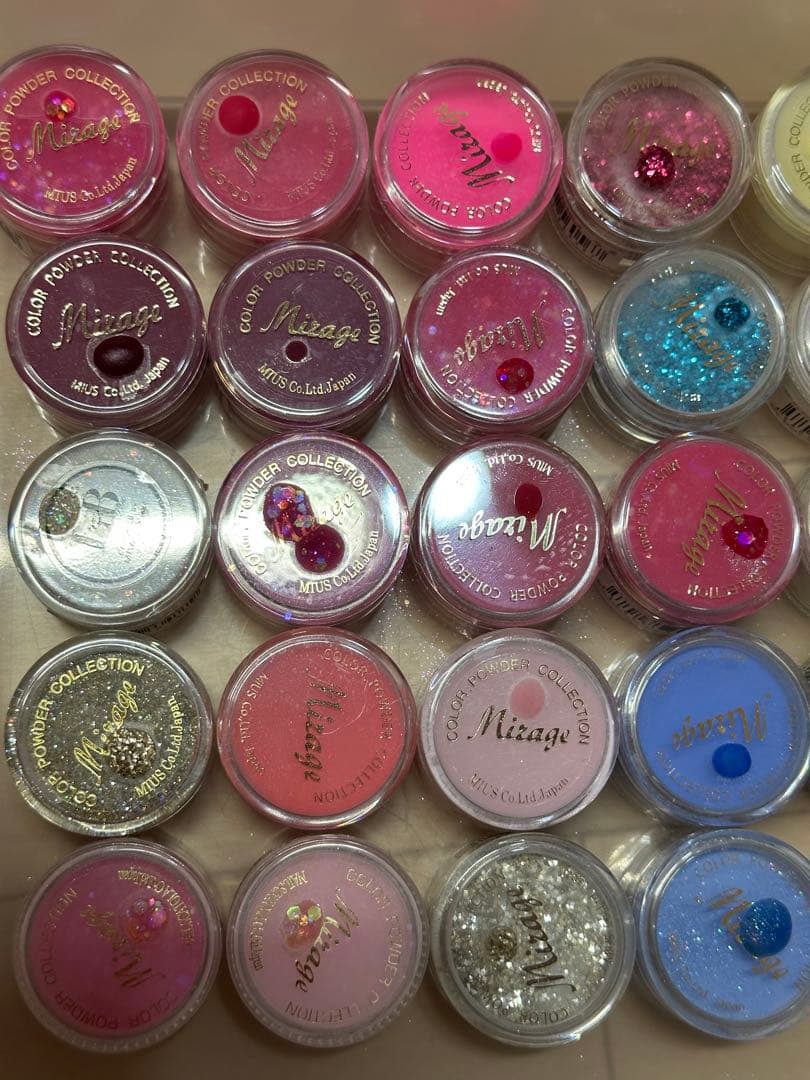 Mirage アクリル　パウダー　40個　ミラジカラー 未使用近い