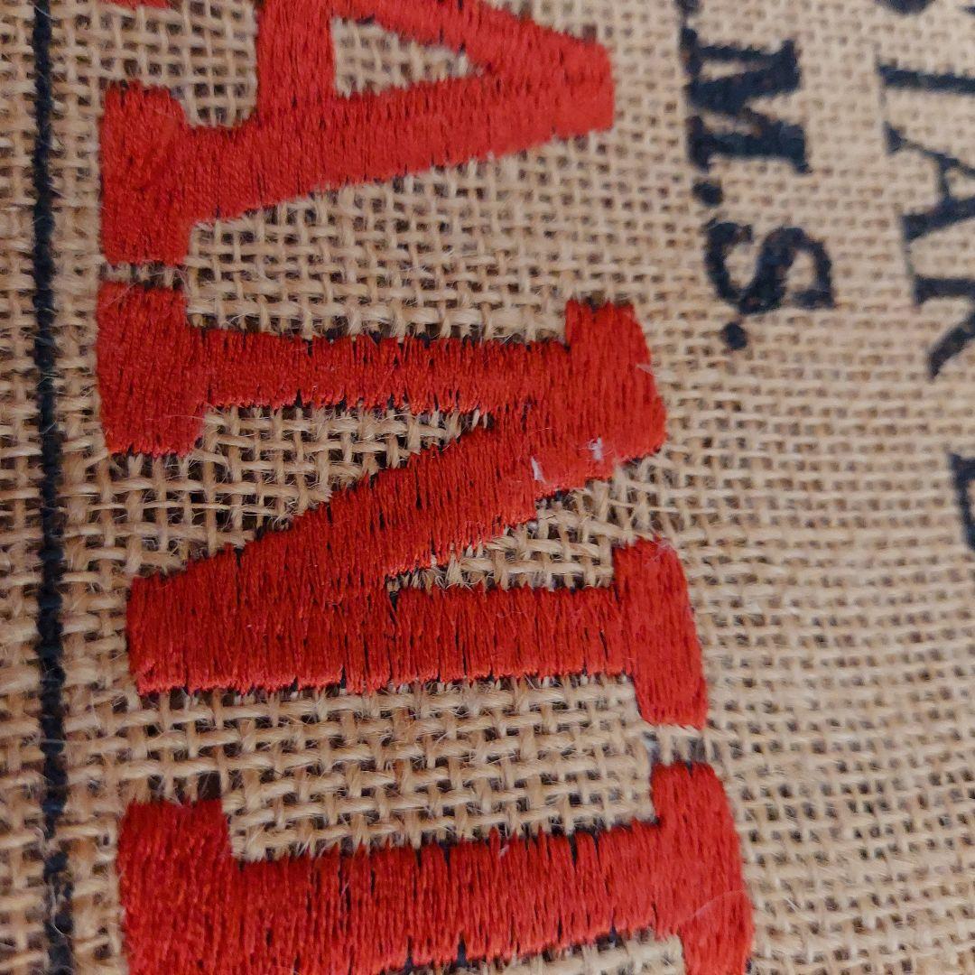 TITANIC　麻袋風　デザイン　クッション