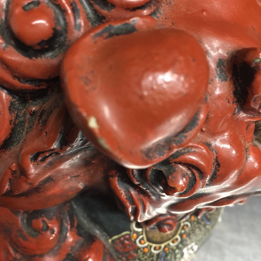 九谷 狛犬  焼き物