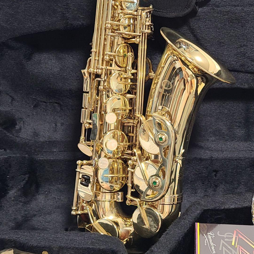 美品 テナーサックス SELVA 管楽器 ケース付 彫刻 セット アルト