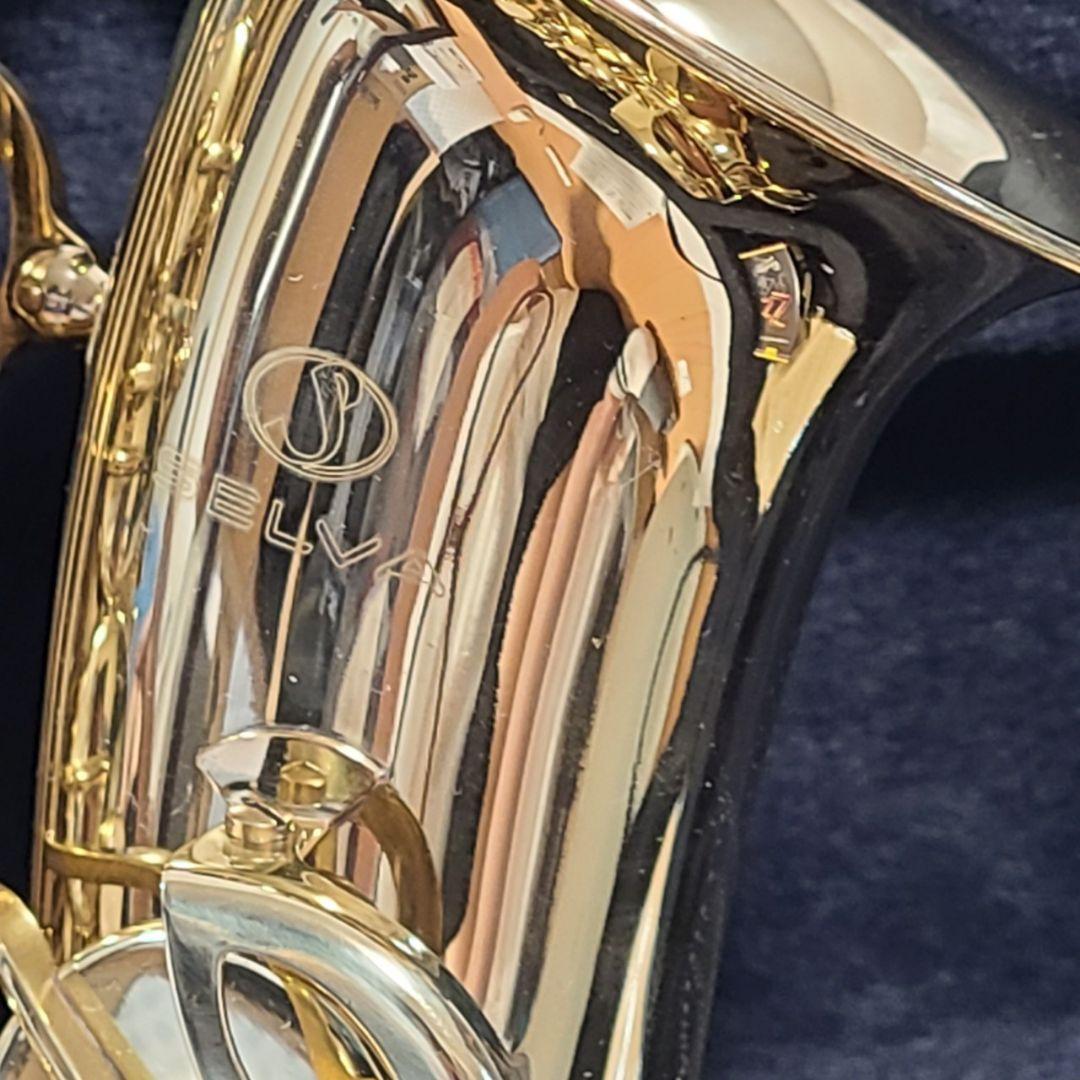 美品 テナーサックス SELVA 管楽器 ケース付 彫刻 セット アルト