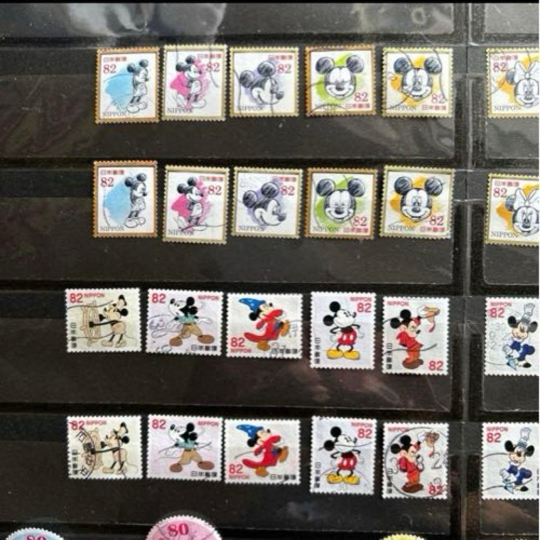 使用済切手 ディズニー80枚N72 - メルカリ