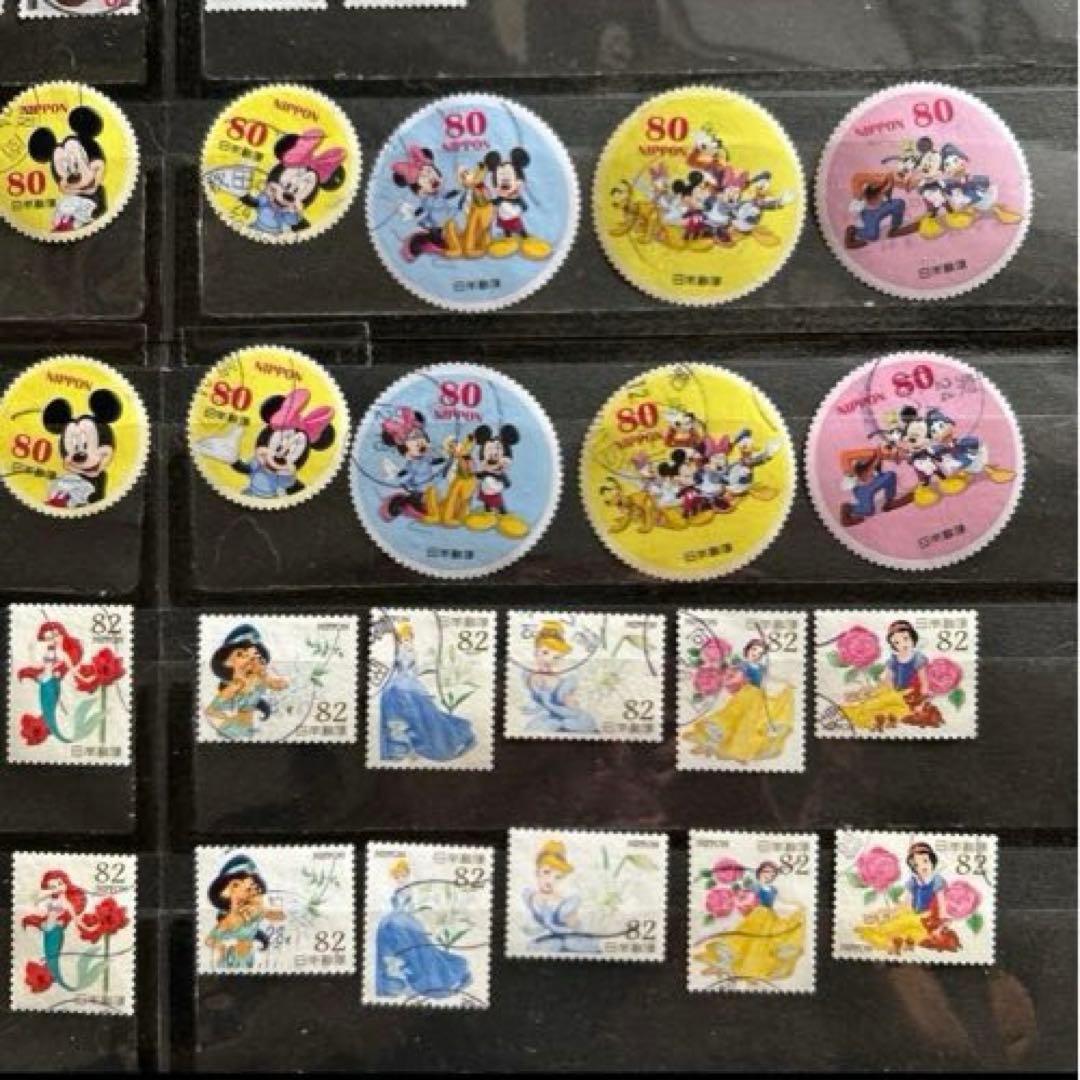 使用済切手 ディズニー80枚N72 - メルカリ