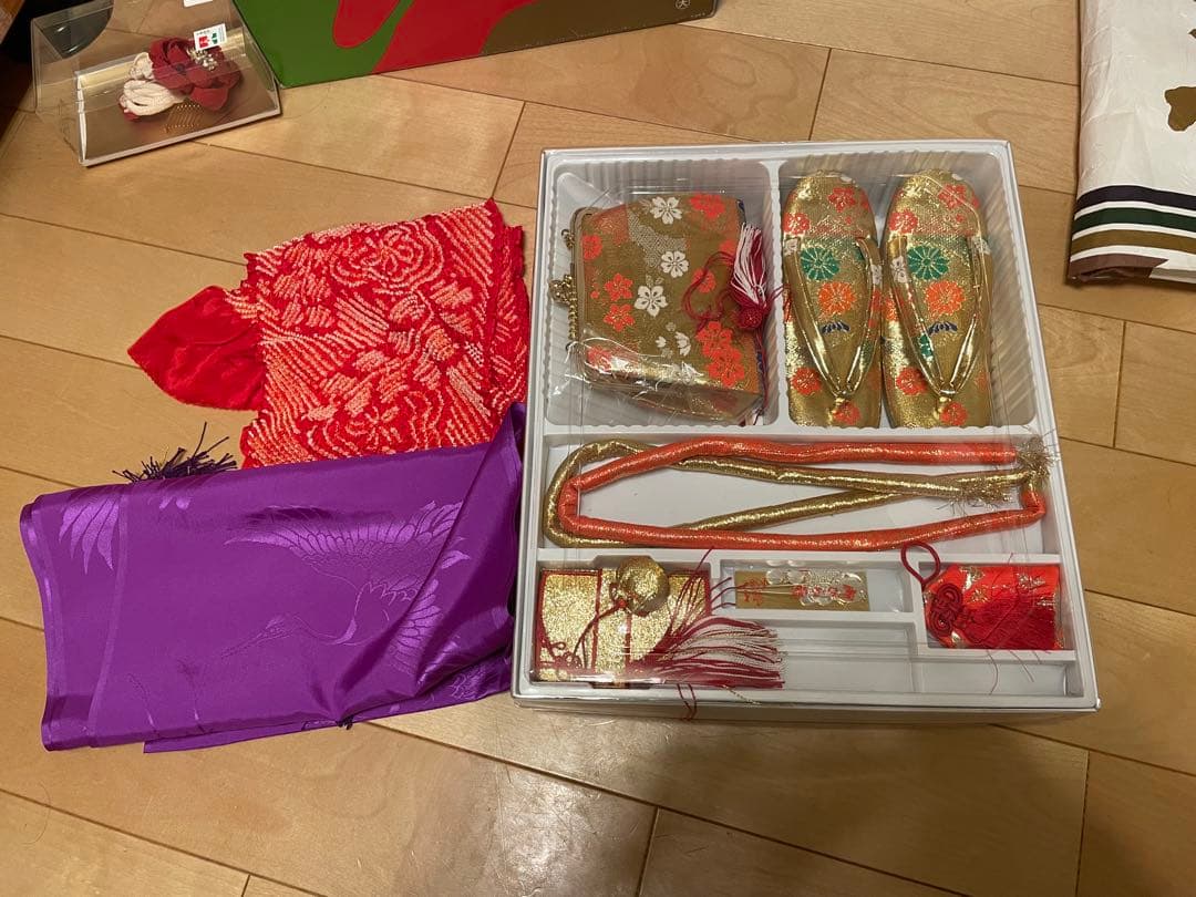 七五三用着物　７歳女の子用　着物他