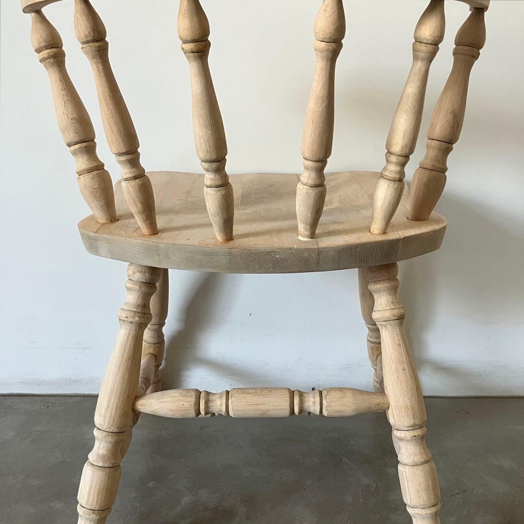 レトロ　アンティーク　古道具　古家具　剥離家具　ストリップド　ウィンザーチェア