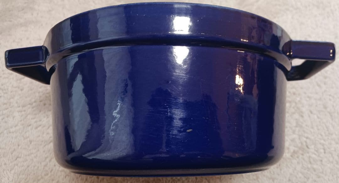 STAUB LA COCOTTE 両手鍋 20cm ブルー