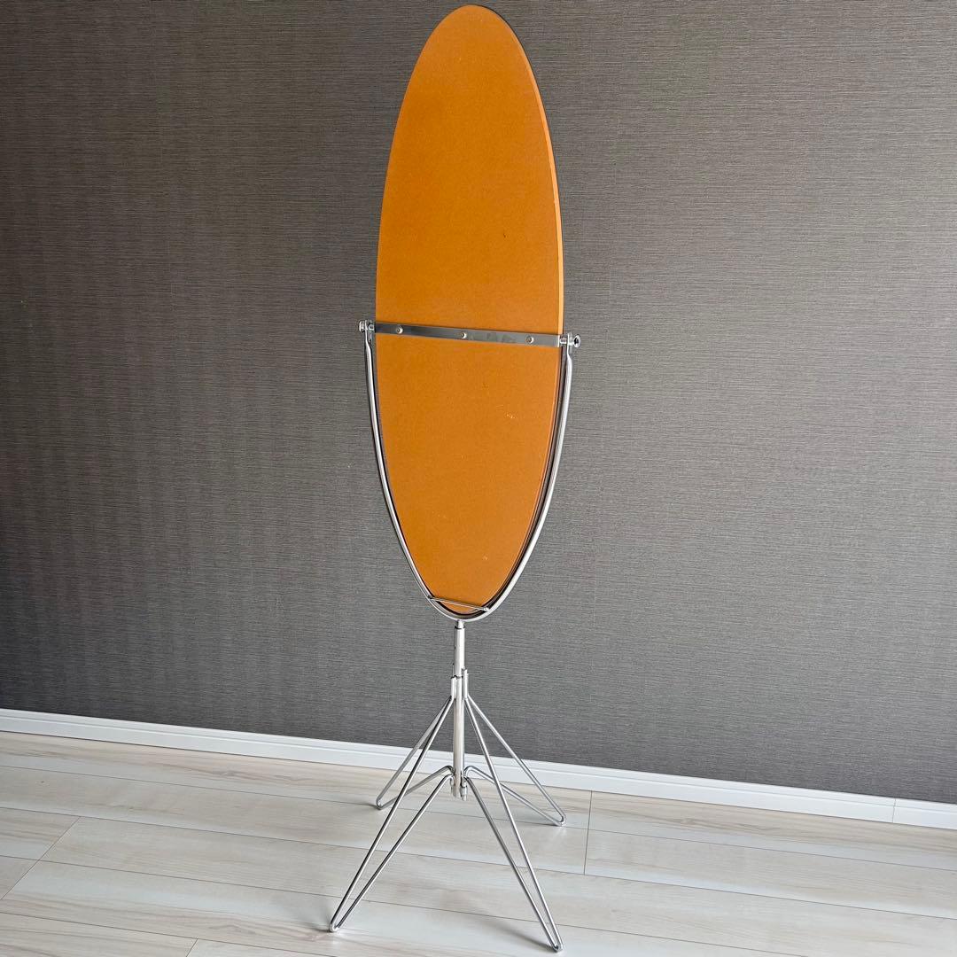 80s】アスプルンド アロー スタンドミラー 全身鏡 オーバル スペース