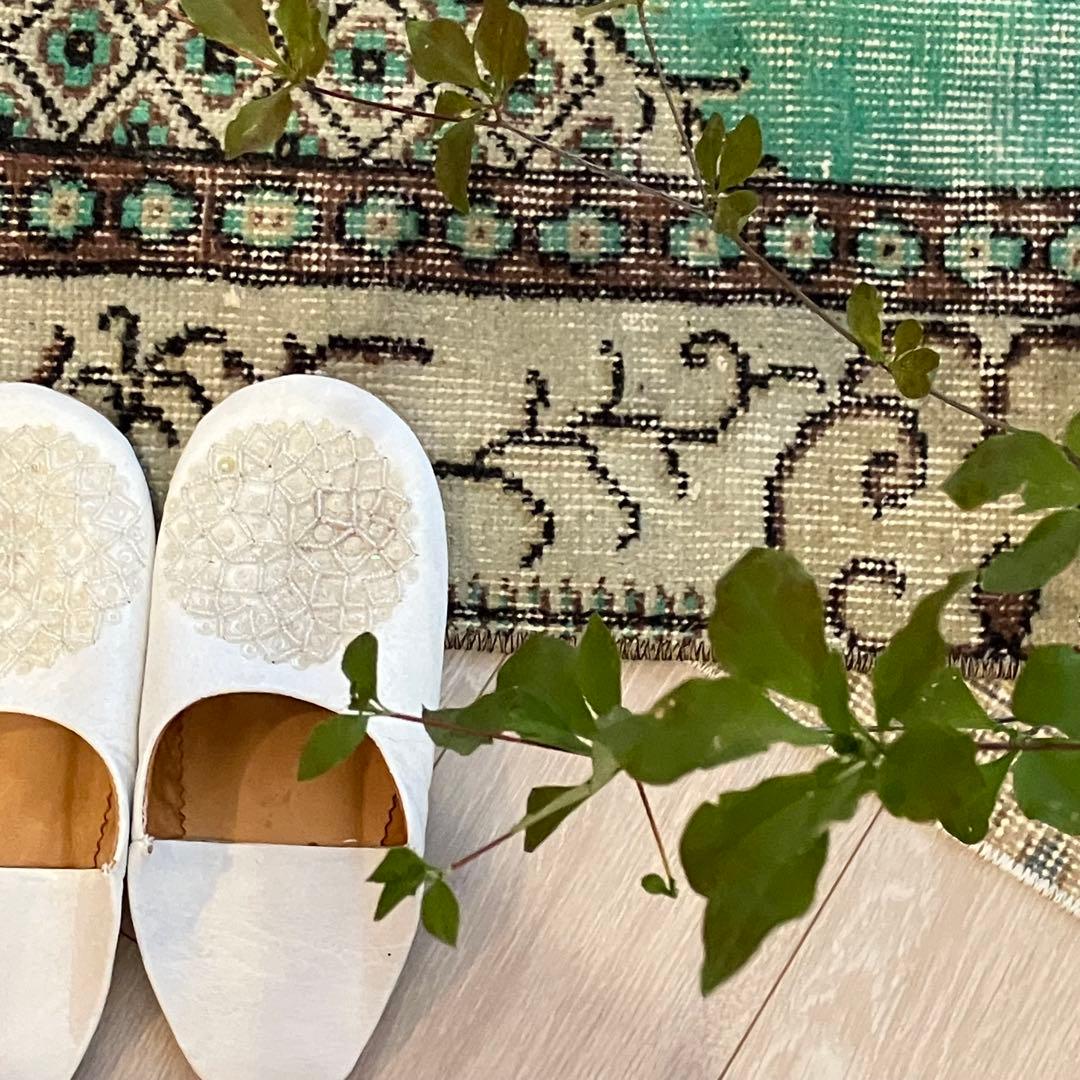 クラシカル柄47×90グリーンアップル チョコ フラワー トルコ