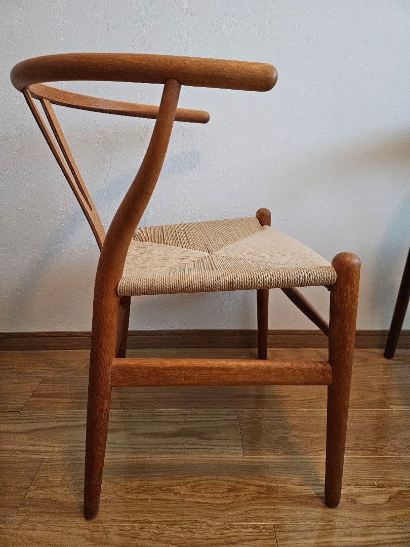 37年物アンティークYチェア CH24 ビーチ材オイルフィニッシュ