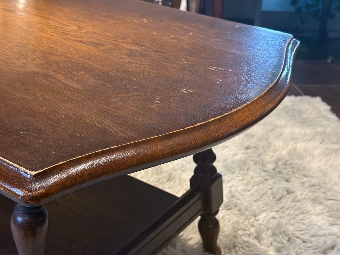 飛騨産業 キツツキマーク ローテーブル センターテーブル アンティーク IG