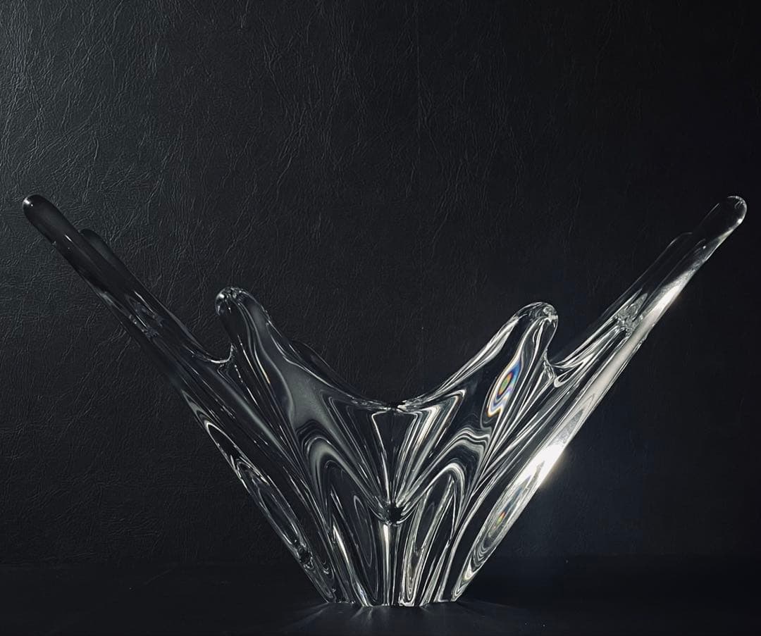 Baccarat バカラ/※3.6kg 大型クリスタル コンポート 珍型