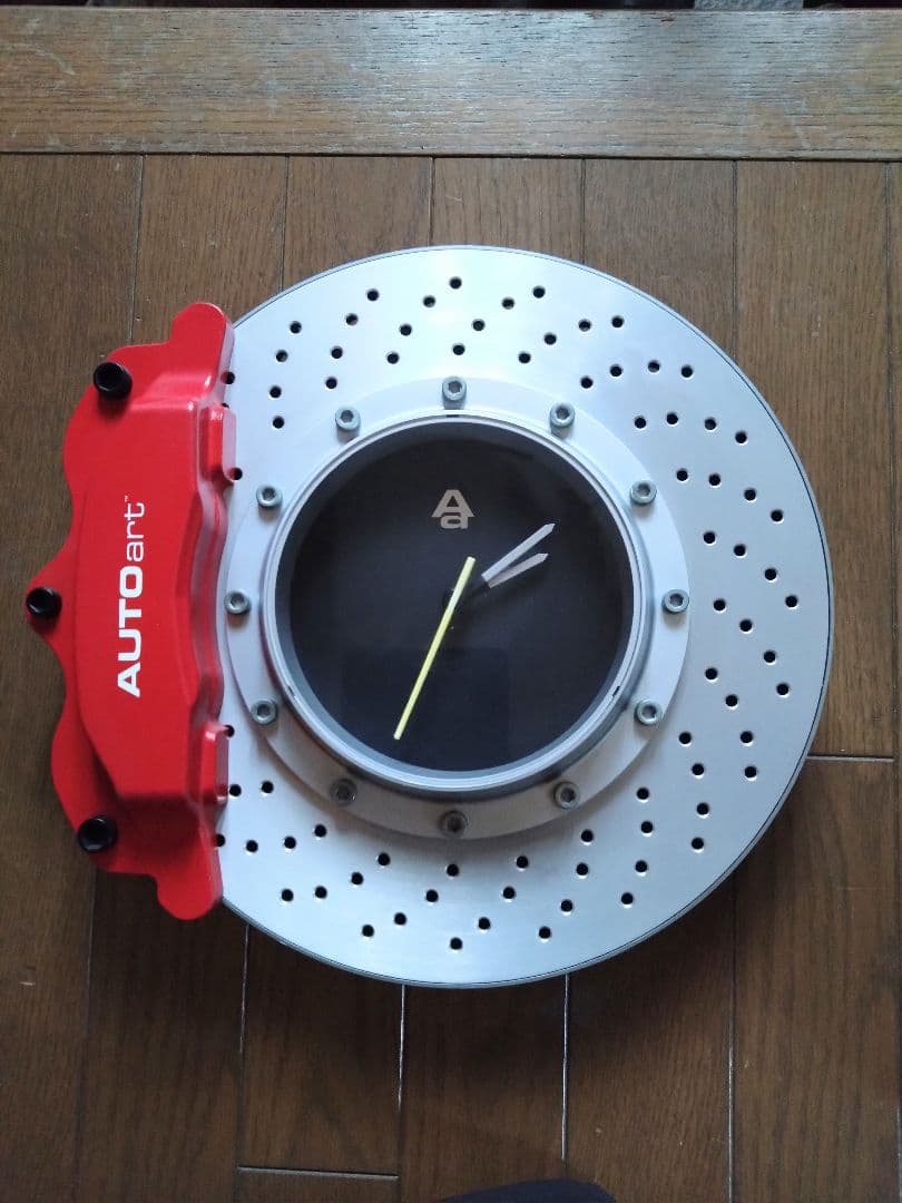 掛け時計　オートアート AUTO art　ブレーキ型 壁掛け時計