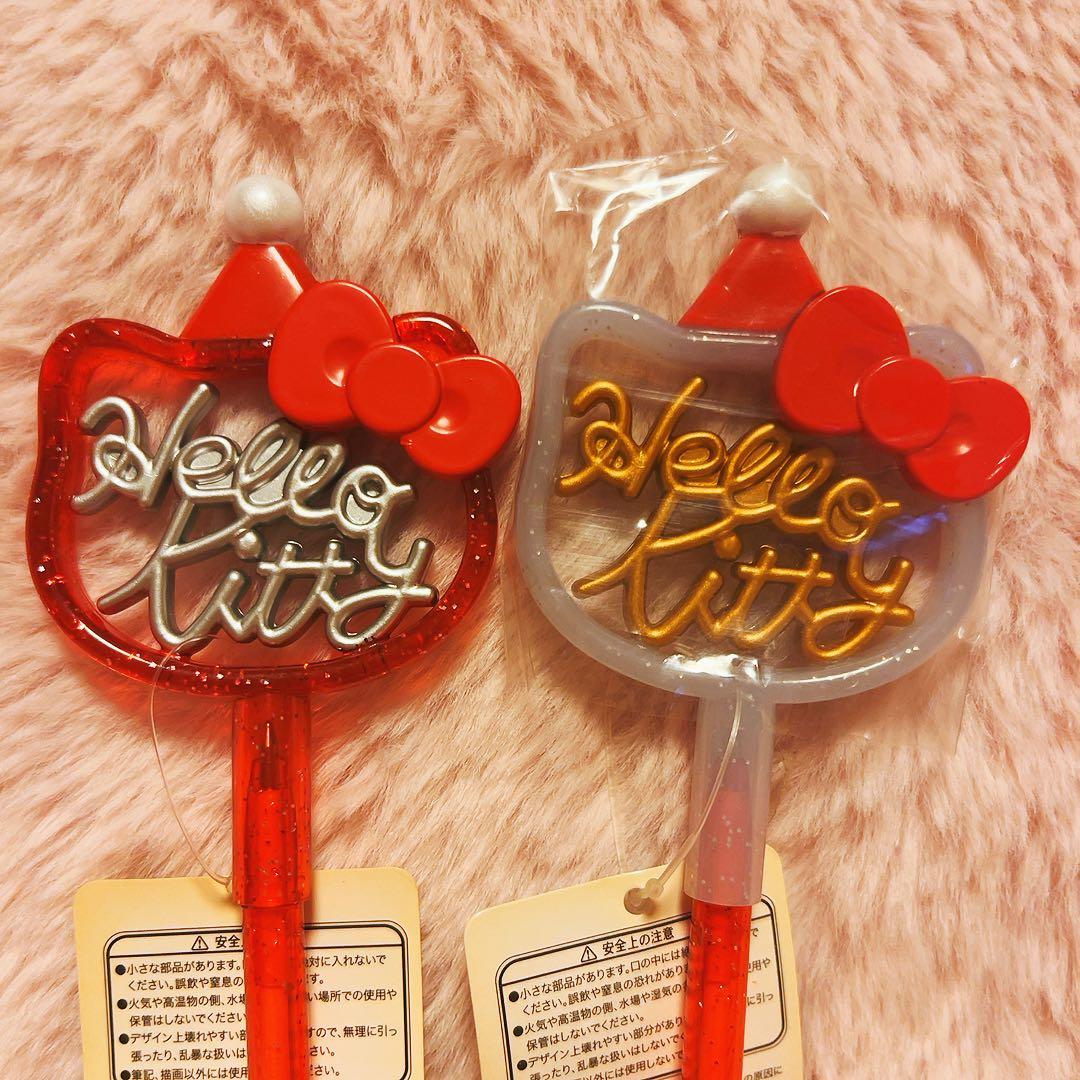 希少レア ハローキティ クリスマス ボールペン 2007 サンリオ 平成