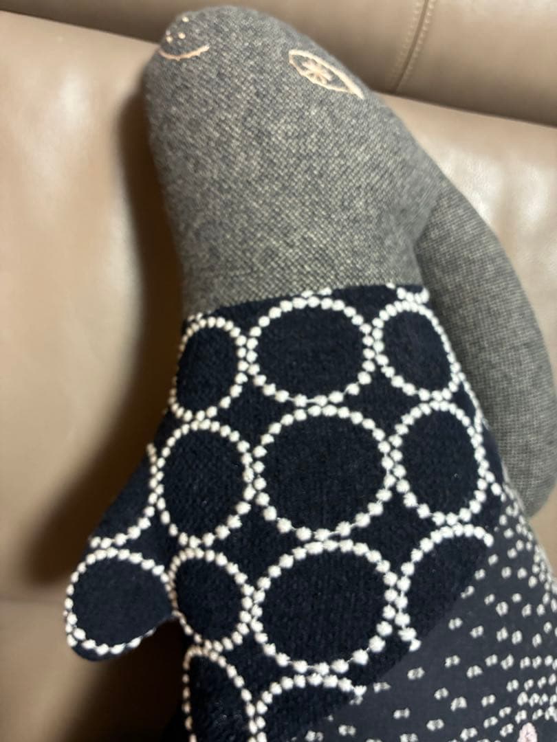 ミナペルホネン　2025 うさぎクッション　未使用品　バラッド　タンバリン