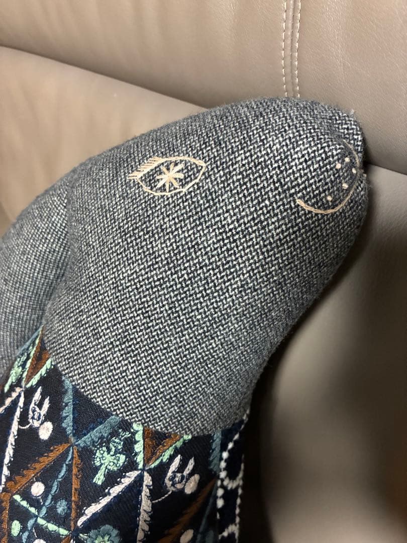 ミナペルホネン　2025 うさぎクッション　未使用品　バラッド　タンバリン