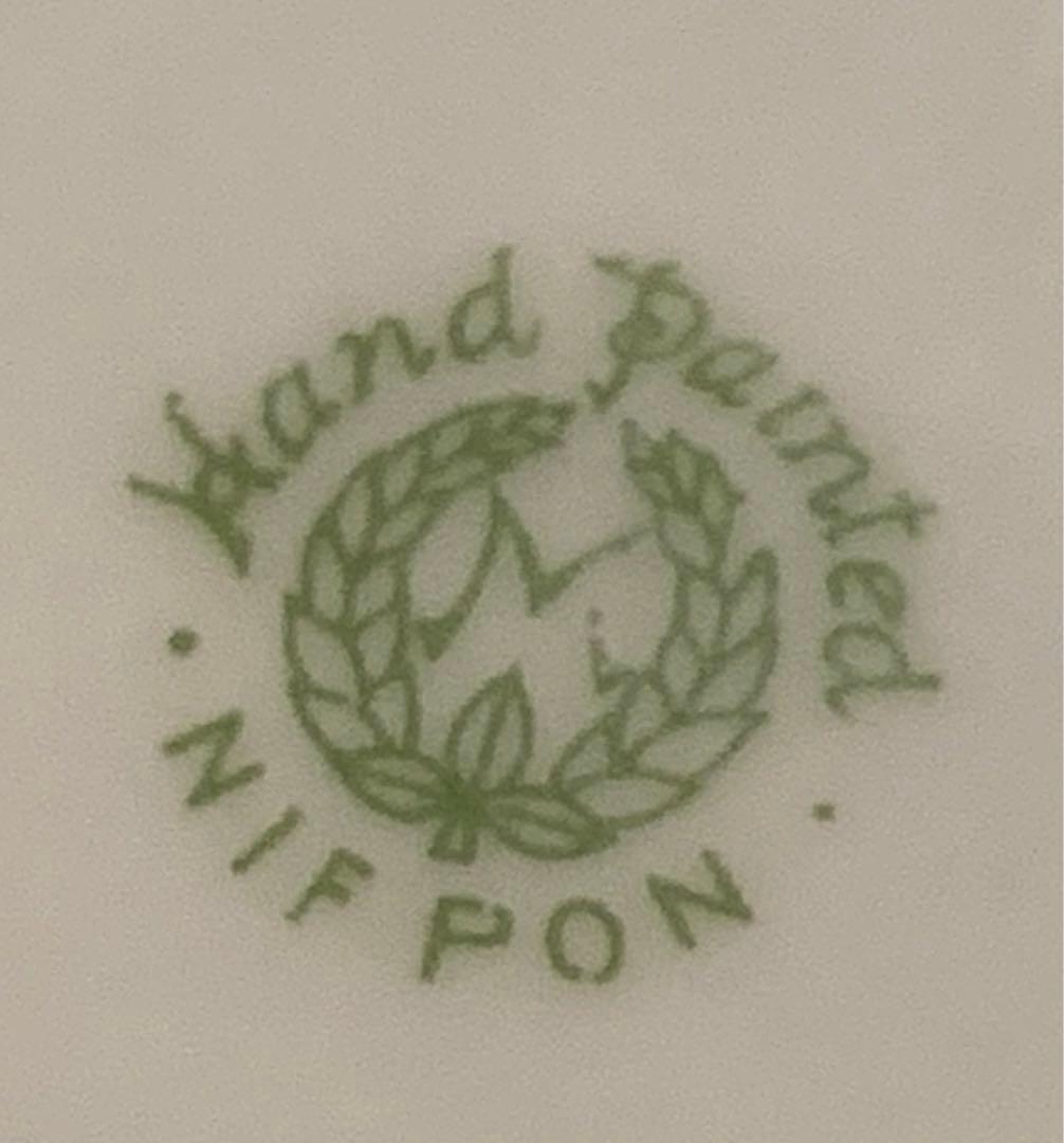 明治末期 オールドノリタケ ウッドランド風景画ボウル アールデコ飾り