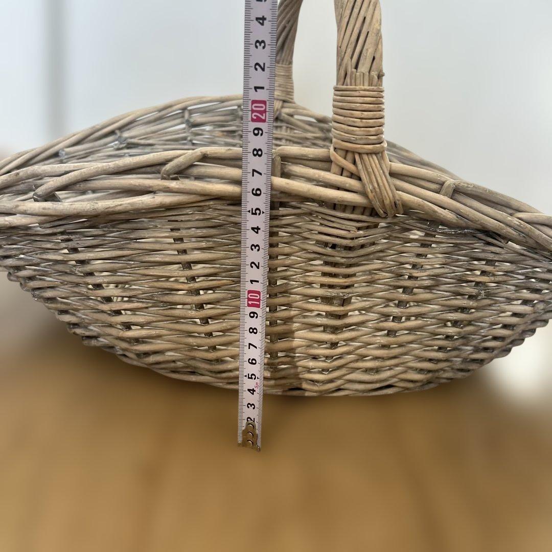 ザラホーム　かご　シャビー　2点セット　バスケット