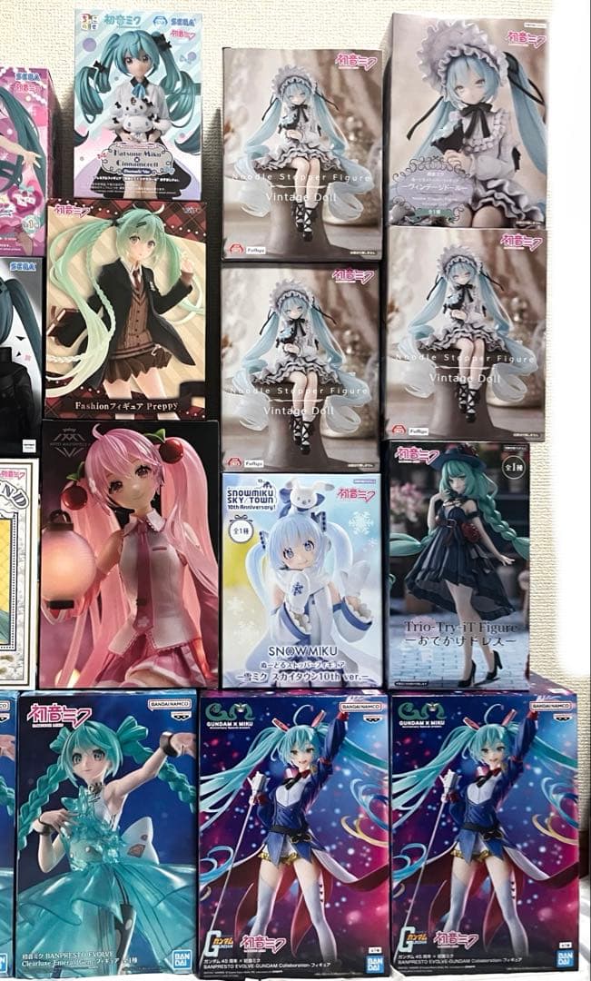 初音ミク フィギュア AMP ぬースト 等 まとめ売り 20点セット ⑻