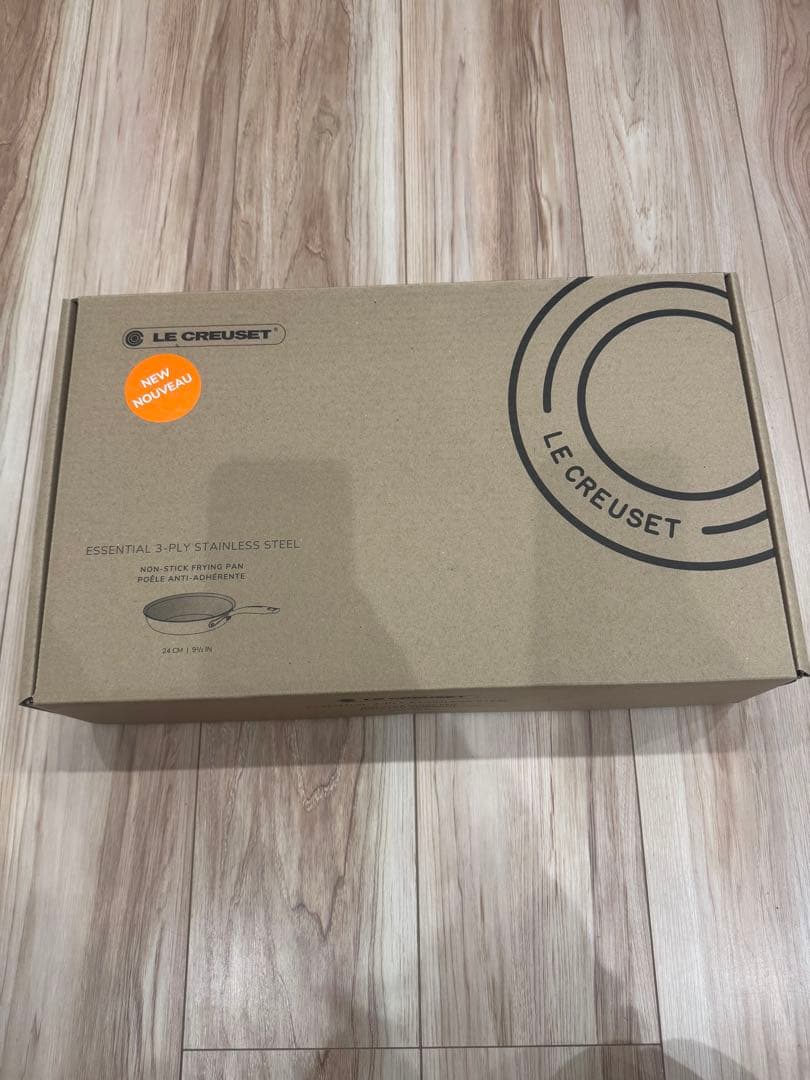 【新品未使用】LE CREUSET ステンレスフライパン　24cm ルクルーゼ