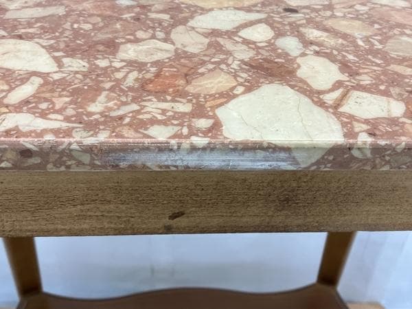 大理石 ロココ調 クラシック コンソールテーブル 電話台 家具