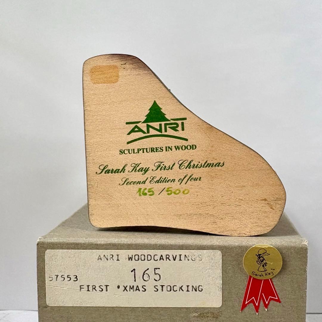 アンリ人形　ANRI 【First Christmas Stocking】