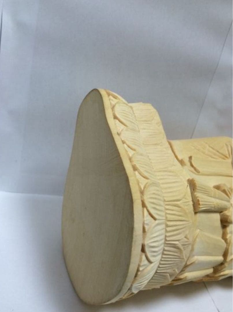 新品　桧木　弥勒菩薩 高28.5cm 仏像