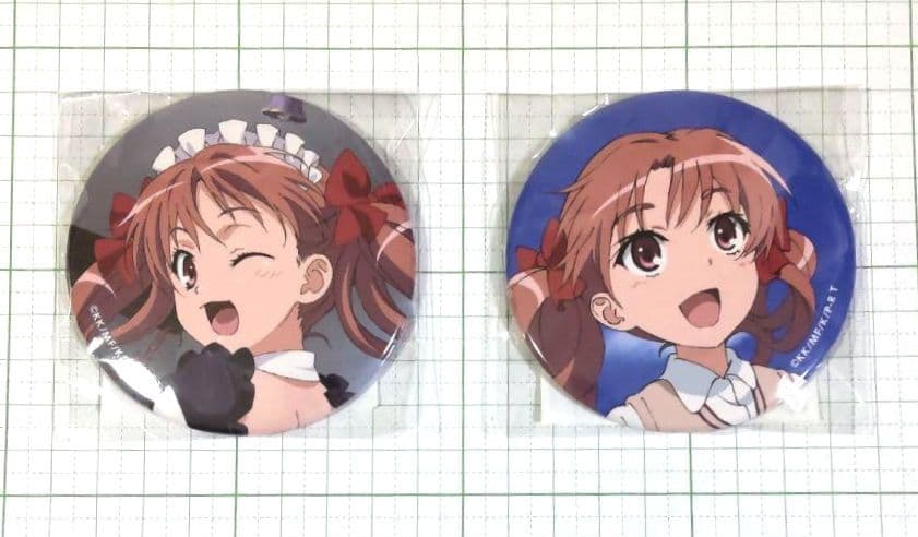 白井黒子 缶バッジ Newtype オンラインくじ くじ引き堂 6点セット