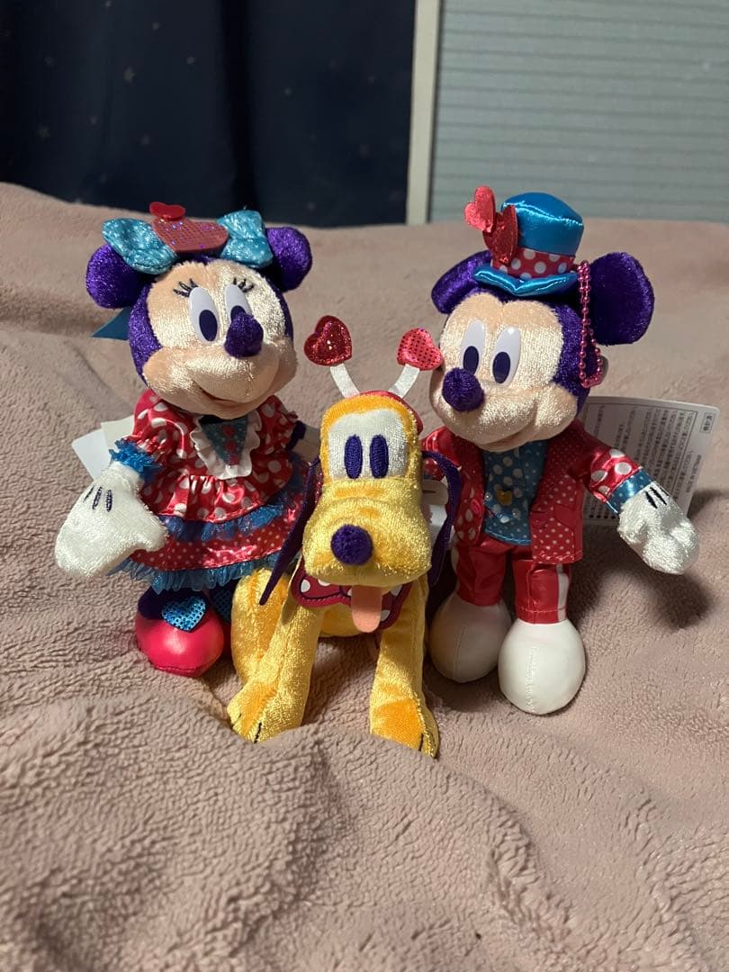ミニー　パルパルーザ ぬいば6体セット、ぬいぐるみ2体