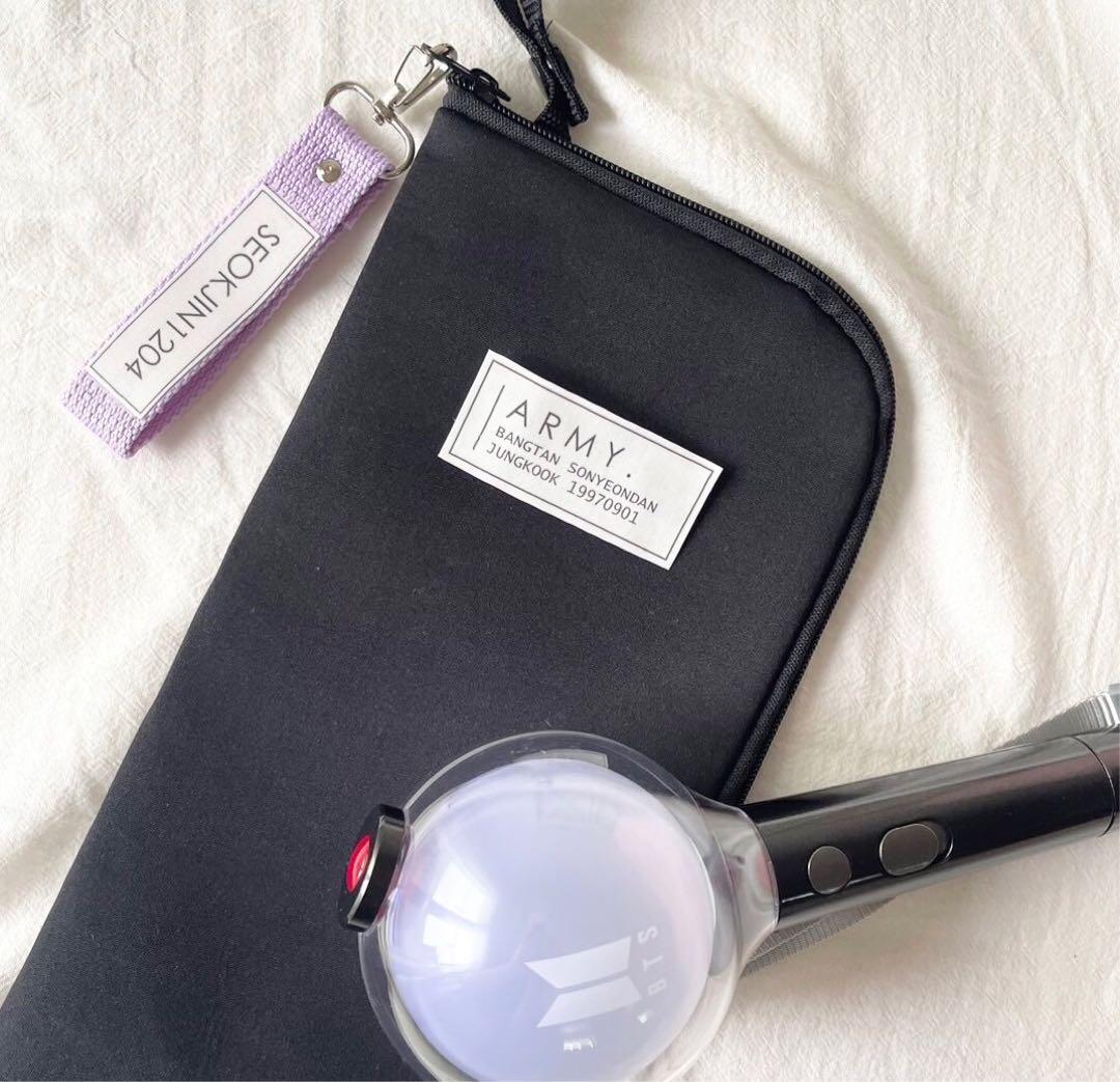 推し活 ペンライトケース アミボム 韓国 匂わせ bts バッグ おしゃれ