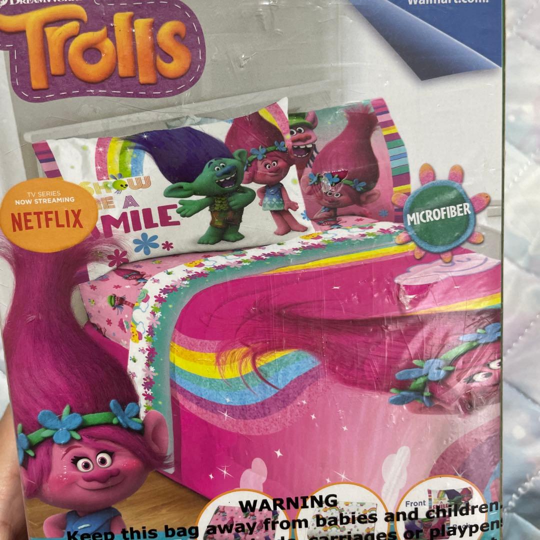 TROLLS シーツカバー 4点セット　新品
