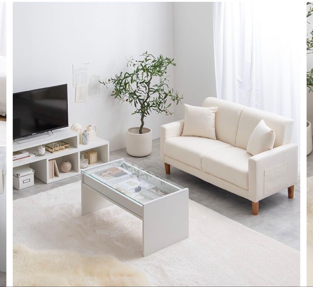 Emma エマソファ 2人掛け2.5人掛け 北欧 ローソファ　グレーソファ