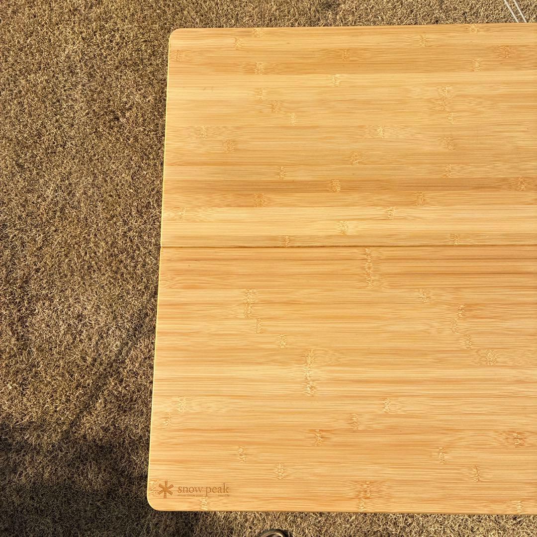 【美品】【旧モデル】スノーピーク ワンアクションテーブル竹 LV-010T 廃盤