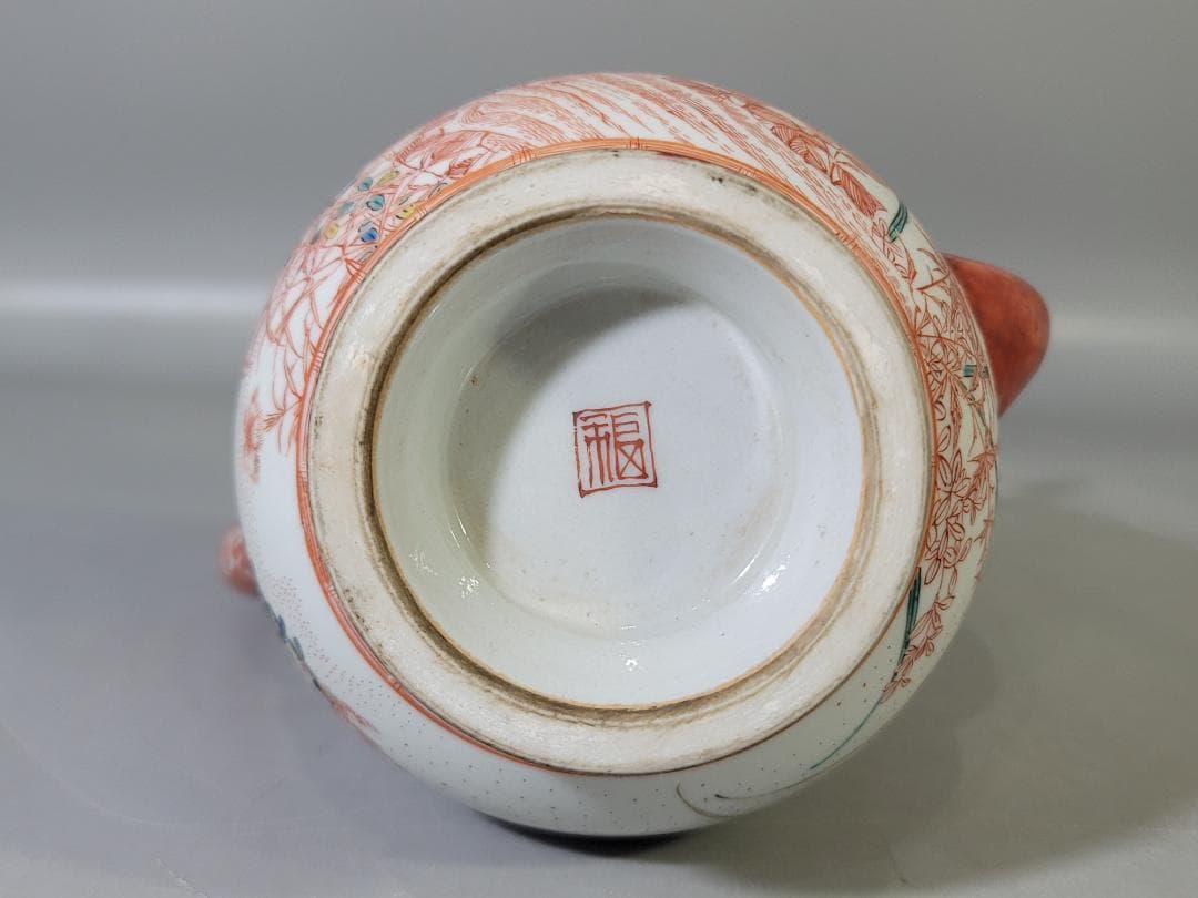 幕末〜明治中期 古伊万里 金蘭手百仙人図輪花形鉢 大小 上手物 岩松