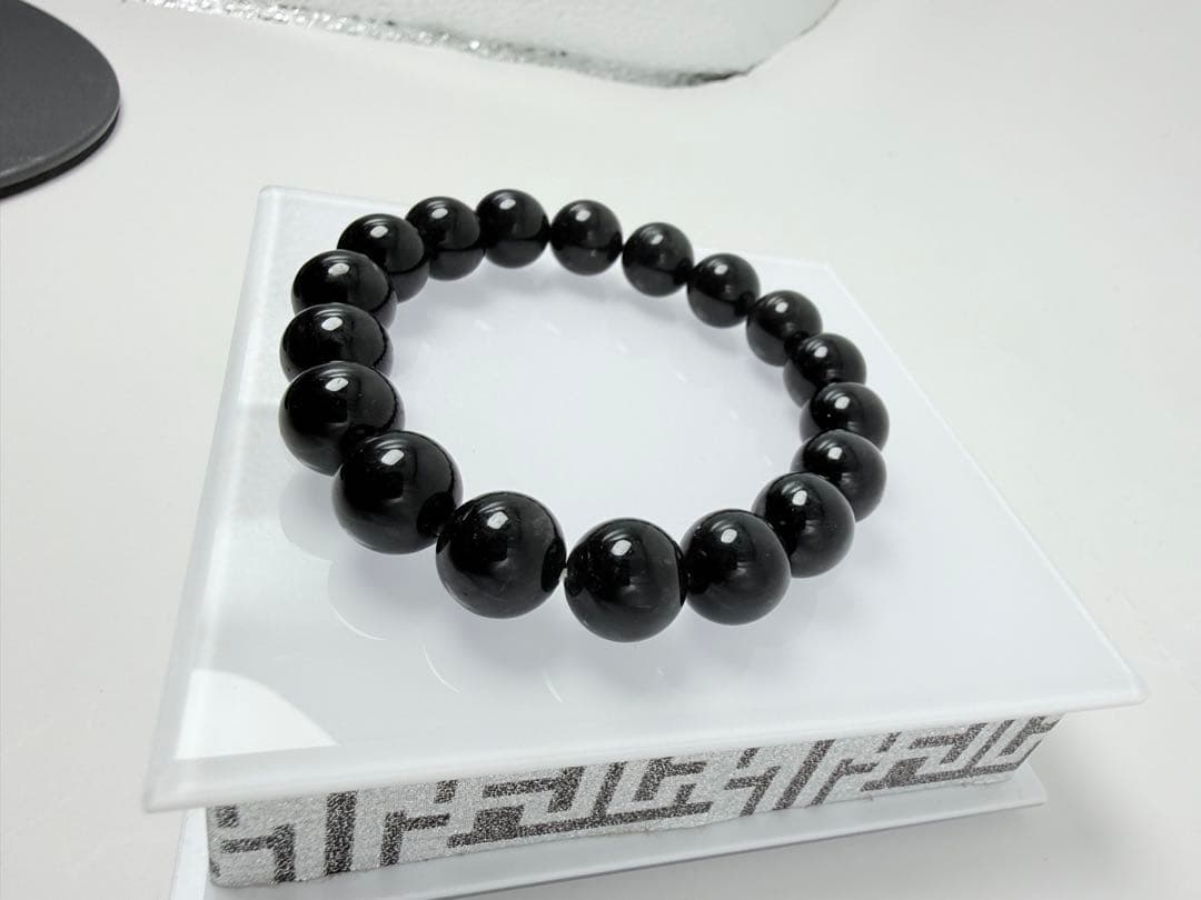 リビアングラス【2本セット】　ブラックルチル1本【天然石】