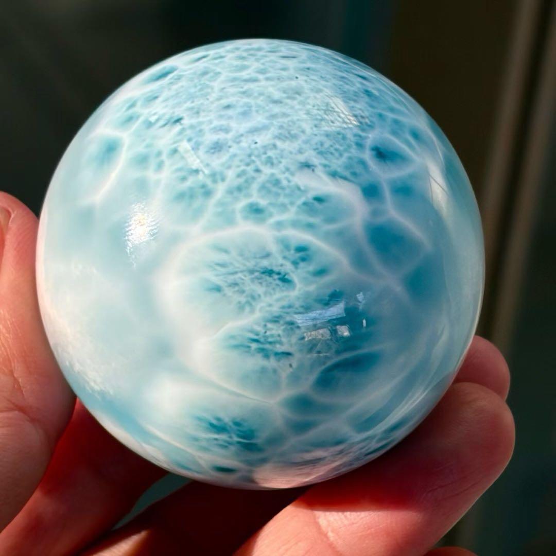 ⭐︎【極上品】天然 ラリマー 置物 53.8mm 236.9g