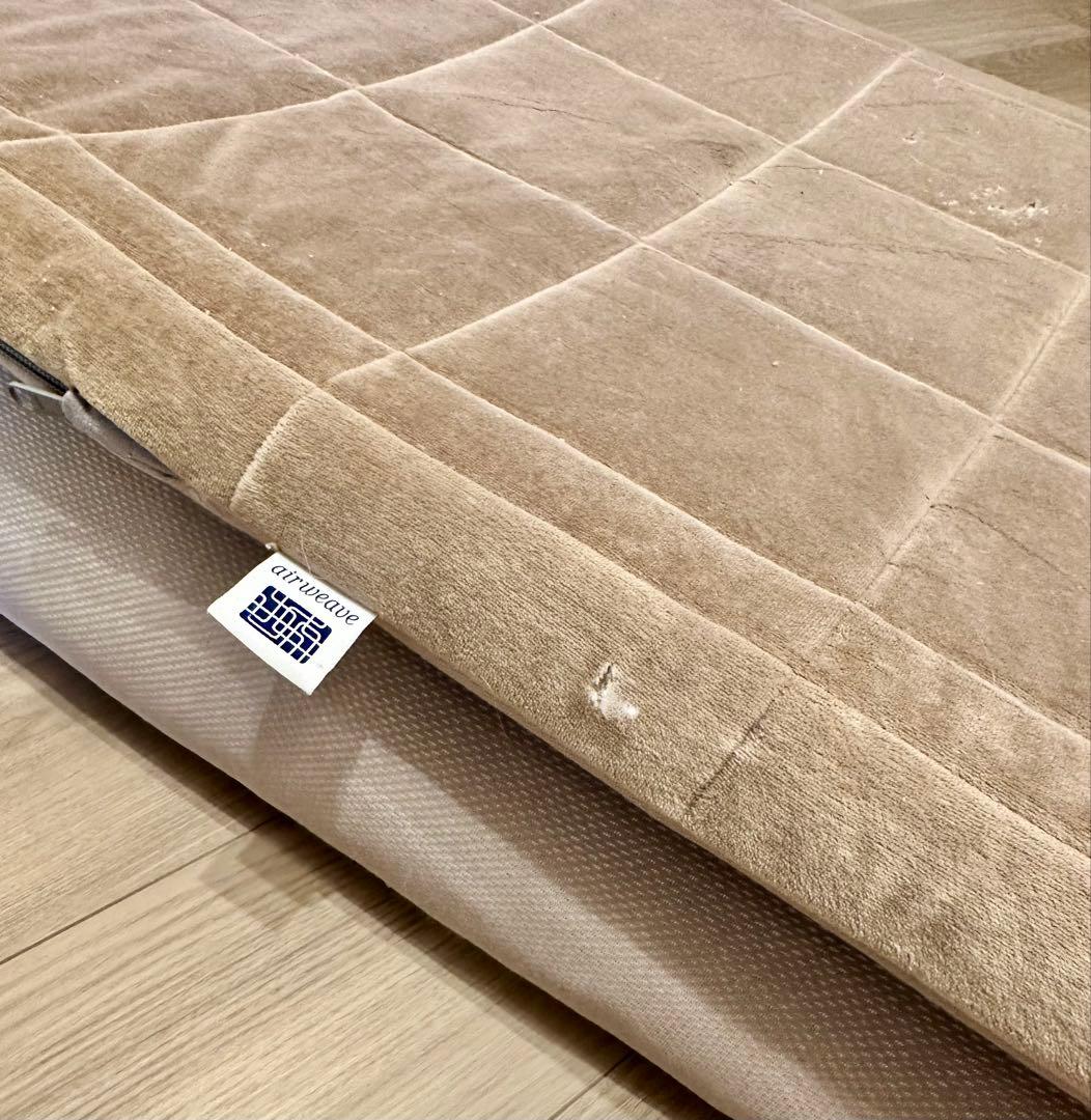 【美品】エアウィーヴ 四季布団　セミダブル シーツ付き