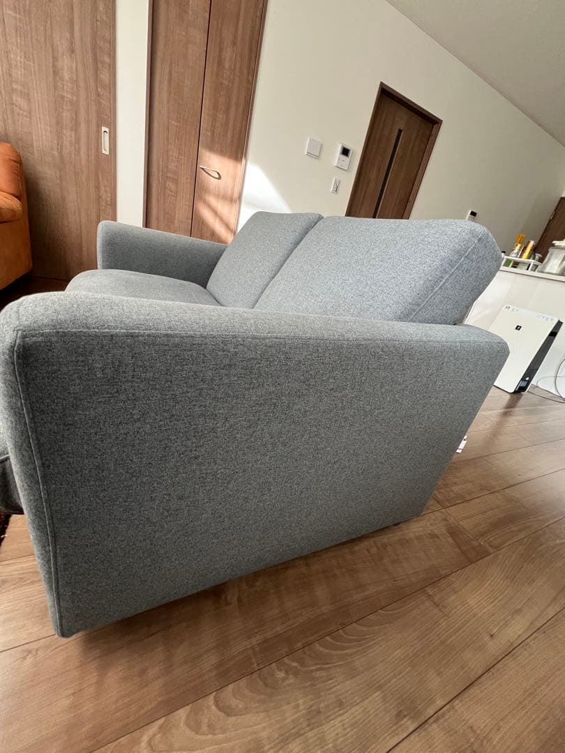 ニトリ布張りソファベッド (フォワードGY)