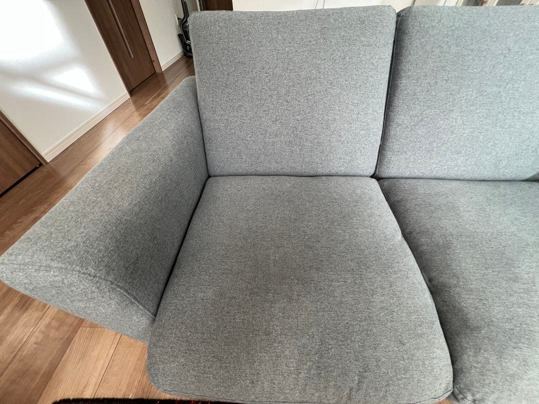 ニトリ布張りソファベッド (フォワードGY)